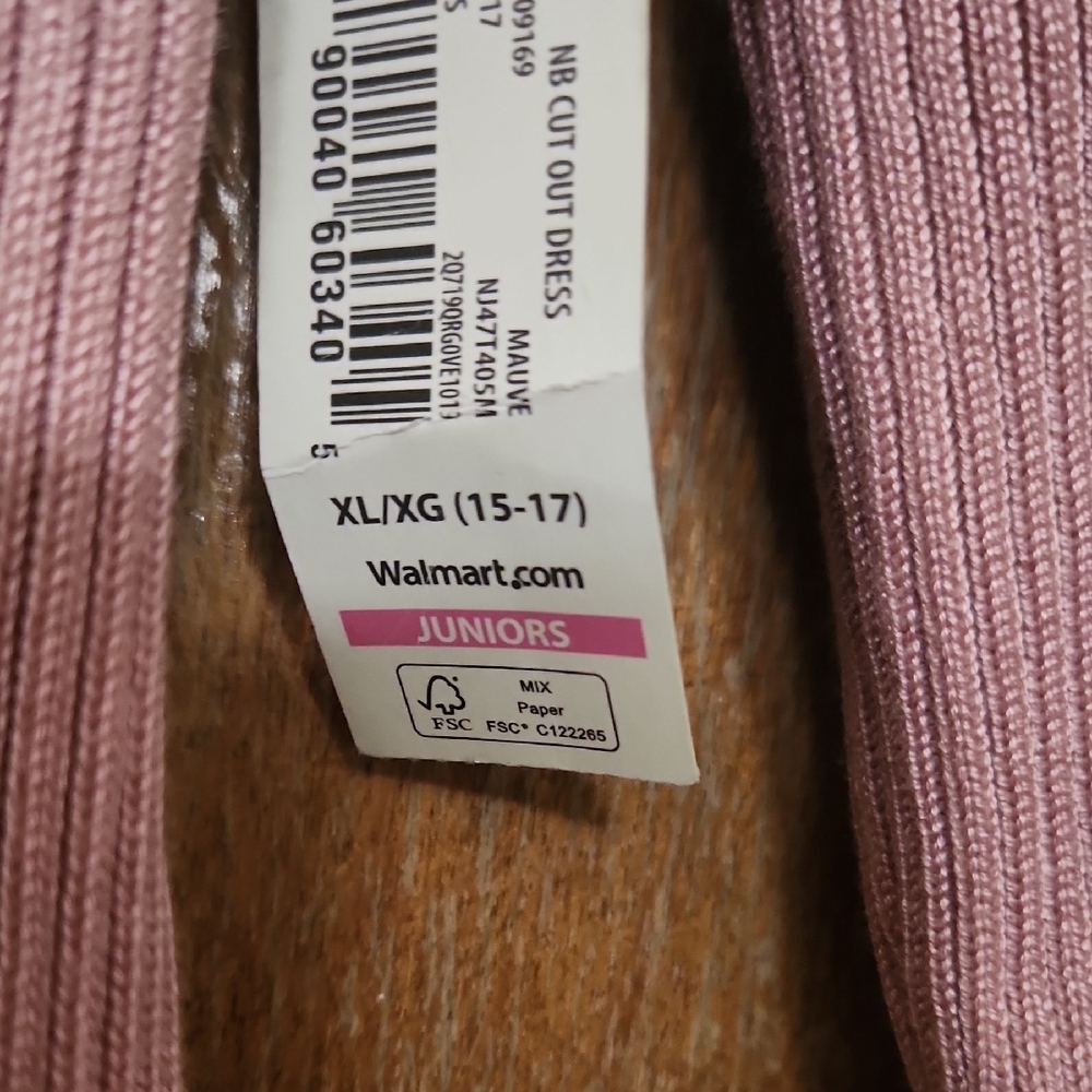 NWT Pink Ribbed Barbiecore Bodycon Midi Size XL Juniors/Women's Large 12-14 - Picture 4 of 16